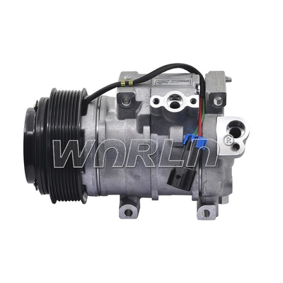 RC, c'est le numéro.600.486 Compresseur de climatisation automatique Pour 10SRE18C Máquina pá Carregadeira John Deere 624k 544k - 24 Volts Polia 8pk 126mm WXTK176