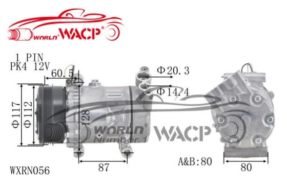 273000QAJ 8200037058 8200840770 Compresseur de climatisation pour voiture Pour Renault Clio Pour Twingo WXRN056