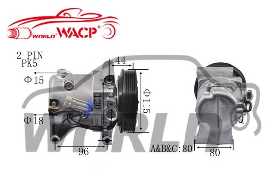 RC, c'est le numéro.600.225 Compresseur de climatisation automobile 51786321 Pour Palio Fire Uno Siena WXFT023