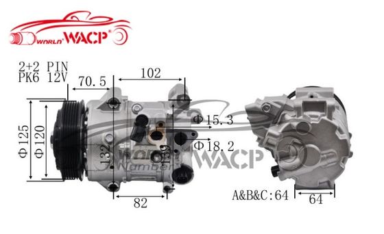 DCP50101 Compresseur automatique TSE17C pour Toyota Camry Pour RAV4 2010-2013 WXTT071