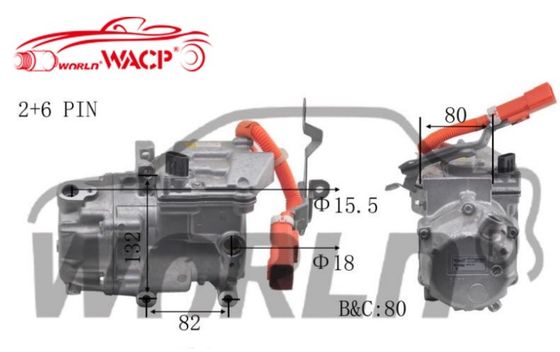 042200082084 0422000621 Compresseur AC pour voiture électrique Pour Toyota Prius Pour Lexus CT200H 1.8 WXHB004
